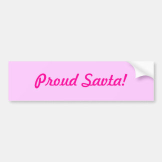 Proud Savta. Bumpersticker