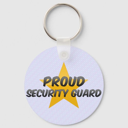Proud Security Guard Sleutelhanger (Voorkant)