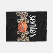 Proud Senior Mom Sketll Player Senior Mama Fleece Deken (Voorkant (Horizontaal))