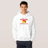 Proud Sicilian Hoodie (Voorkant volledig)