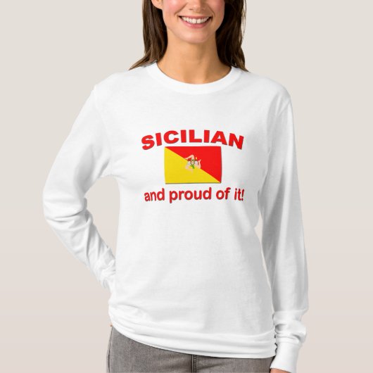 Proud Sicilian T-shirt (Voorkant)