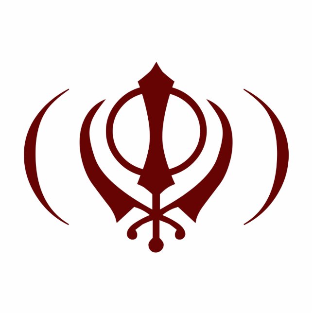 Proud SIKH Logo Magnet Staand Fotobeeldje (Voorkant)