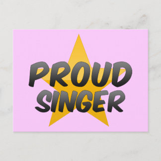 Proud Singer Briefkaart