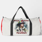 Proud Sister Of A FireFighter Hesitancy Plunjezak (Voorkant)