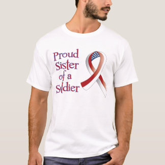 Proud Sister Soldier T-shirt