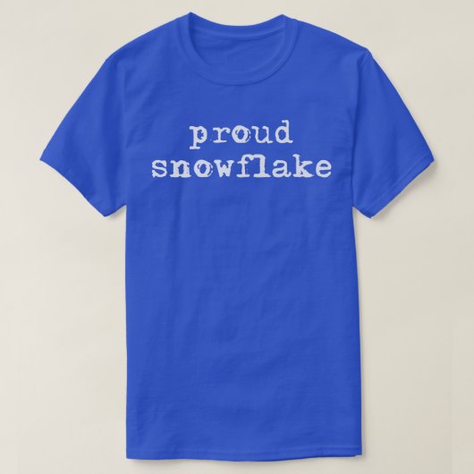 Proud Snowflake T-shirt (Design voorkant)