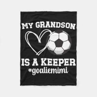 Proud Soccer Goalie Mimi Of A Soccer Goalkeeper Mi Fleece Deken