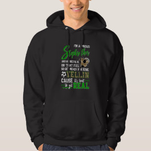 Proud Soccer Stepbroeder Soccer Familie die overee Hoodie