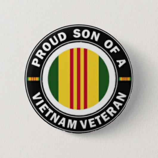 Proud Son of Vietnam Vet Button (Voorkant)