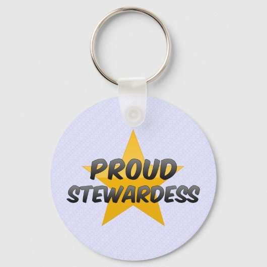 Proud Stewardess Sleutelhanger (Voorkant)