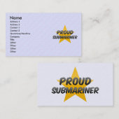 Proud Submariner Visitekaartje (Voorkant / Achterkant)
