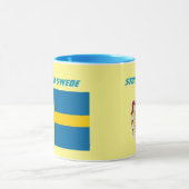 Proud Swede Flag and Crest Mug (Centre)