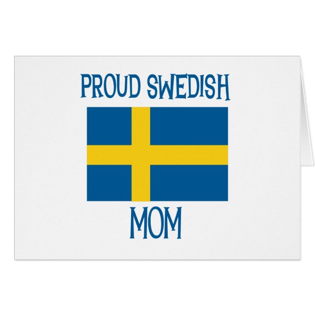 Proud Swedish Mam (Voorkant Horizontaal)