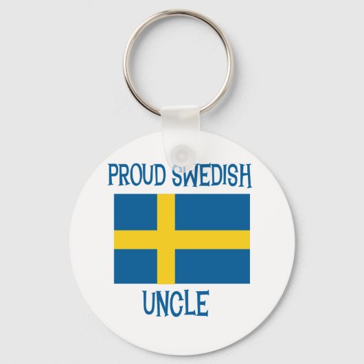 Proud Swedish oom Sleutelhanger (Voorkant)