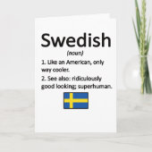 Proud Swedish Roots Zweden vlag Zweeds erfgoed Kaart (Voorkant)