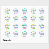 Proud tante ronde sticker (Vel)