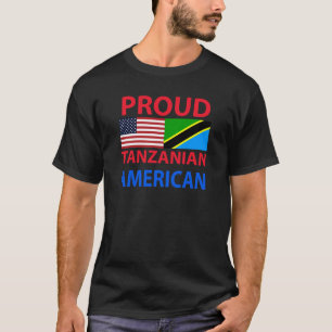 Proud Tanzania American T-shirt