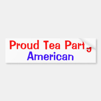 Proud Tea Party American Bumpersticker