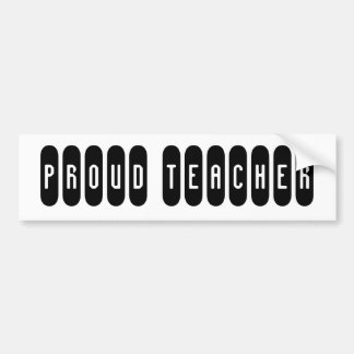 Proud Teacher Bumpersticker