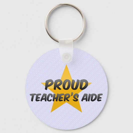 Proud Teacher's Aide Sleutelhanger (Voorkant)