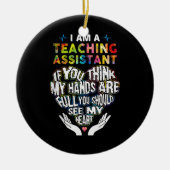 Proud Teaching Assistant Keramisch Ornament (Voorkant)