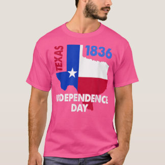 Proud Teas & Independence Day 1836 The Lone Star F T-shirt