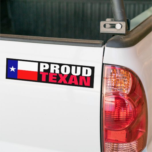 Proud Texan Bumpersticker (Op Truck)