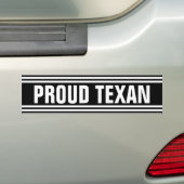 Proud Texan Bumpersticker (Op auto)
