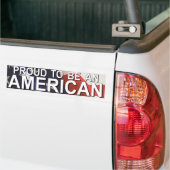 "Proud to be a American" Bumpersticker (Op Truck)