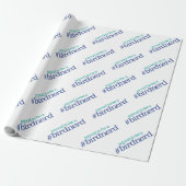 Proud to be a bird nerd cadeaupapier (Uitgerold)