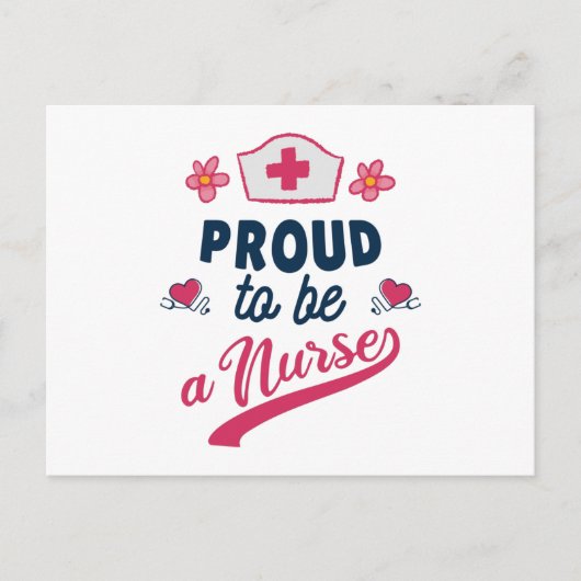 Proud to be a Nurse Briefkaart (Voorkant)