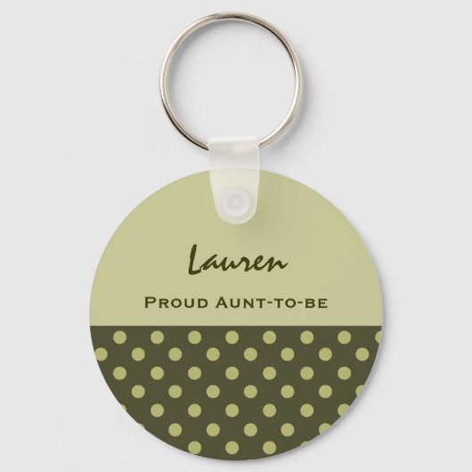Proud-to-be Cute Polka Dot Sleutelhanger Gift (Voorkant)