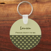 Proud-to-be Cute Polka Dot Sleutelhanger Gift (Voorkant)
