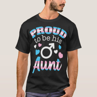 Proud Tunt Transgender Nephew Trans Pride Flag LGB T-shirt