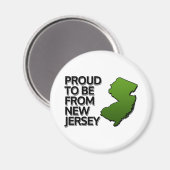 Proud uit New Jersey Magneet (Voorkant / Achterkant)