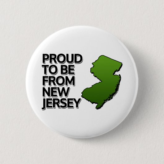 Proud uit New Jersey Ronde Button 5,7 Cm (Voorkant)