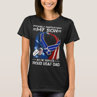Proud USAF Papa Afstuderen van de luchtmacht T-shirt
