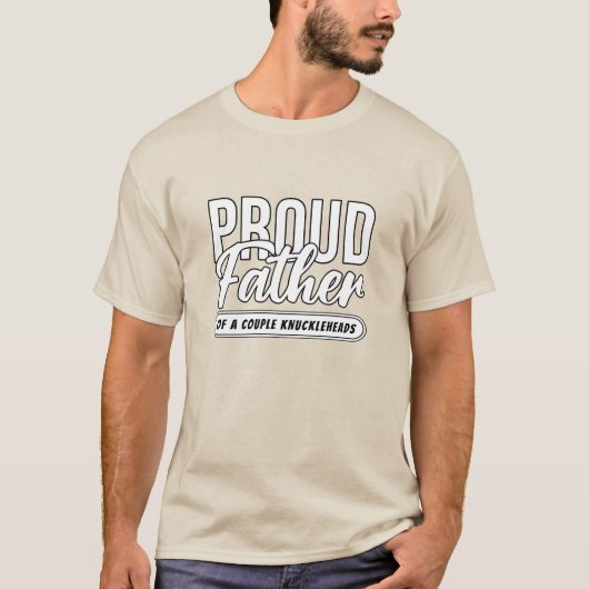Proud Vader - Een paar Knuckleheads T-shirt (Voorkant)
