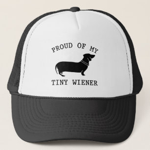 Proud van mijn Tiny Wiener Funny Dachshund Quote Trucker Pet