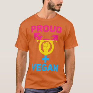 Proud Vegan Queer Trans Gay Lesbian Veganis T-shirt