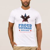Proud Veteran Eagle T-shirt (Voorkant)