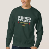 Proud Veteran – United States Army Sweatshirt (Devant)