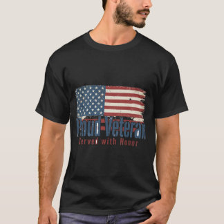 Proud Veteranen T-shirt | Diende Met Eer Veteranen