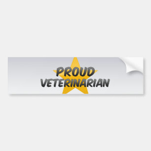 Proud Veterinarian Bumpersticker