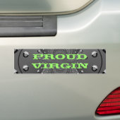 Proud Virgin-Bumpersticker Bumpersticker (Op auto)