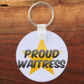 Proud Waitress Sleutelhanger (Voorkant)