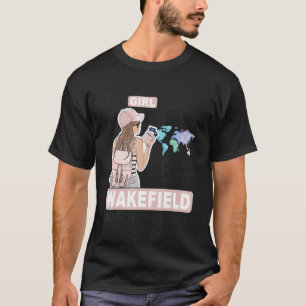 Proud Wakefield Girl Cool Girl uit Wakefield Cit T-shirt