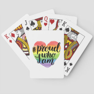 Proud wie ik ben pokerkaarten