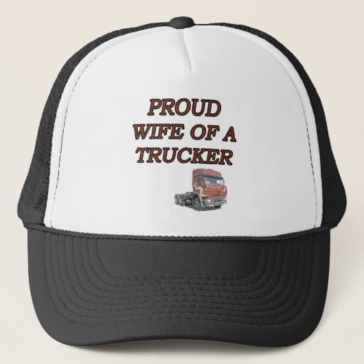 PROUD WIFE TRUCKER PET (Voorkant)