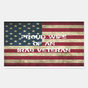 Proud Wife van een Iraakse veteraan Sticker